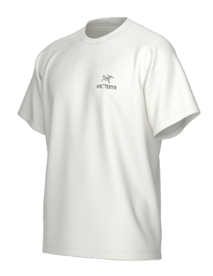 Arcteryx Arcteryx Kragg SL Cotton Bird Word SS Mens White Light-Black X000009535 Platou Sport 1