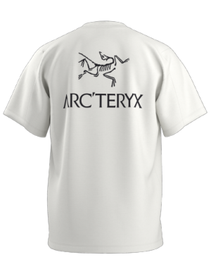 Arcteryx Arcteryx Kragg SL Cotton Bird Word SS Mens White Light-Black X000009535 Platou Sport 4