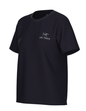 Arcteryx Arcteryx Kragg SL Cotton Emblem Crew SS Womens Black X000009502 Platou Sport 1