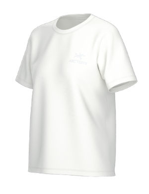 Arcteryx Arcteryx Kragg SL Cotton Emblem Crew SS Womens White Light X000009502 Platou Sport 1