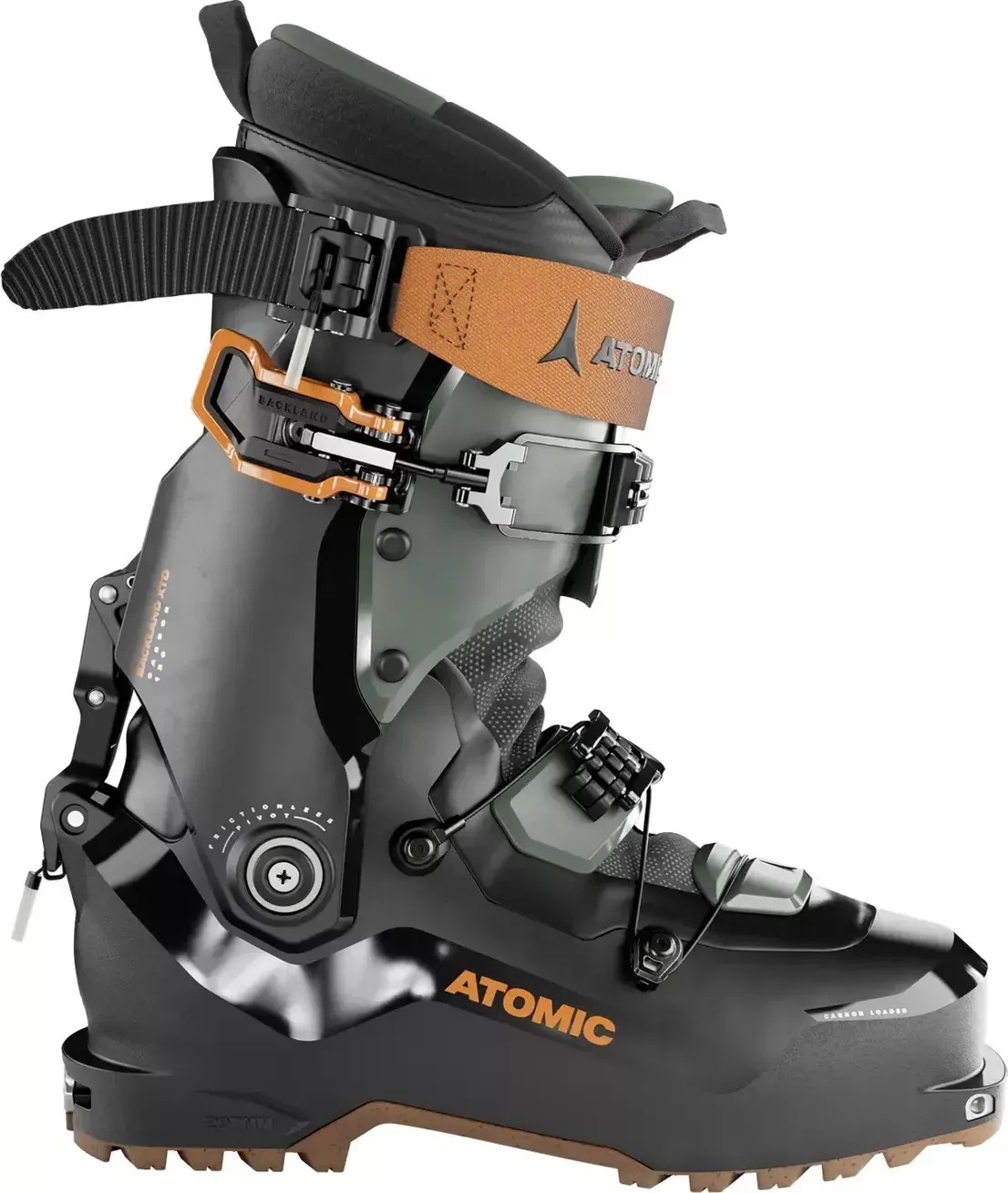 Atomic Atomic Backland XTD Carbon 120 Black-Army Green-X-Orange AE5028480 Platou Sport 1