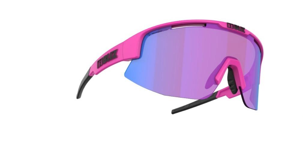 BLIZ Bliz Matrix Nano Optics Matt Neon Pink w-Nordic Light Begonia - Violet - Blue Multi Nordic Light 52104-44N Platou Sport 1
