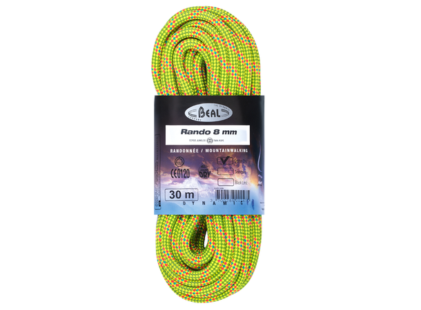 Beal Beal Rando 8mm x 48m Golden Dry Yellow 12913 Platou Sport 1