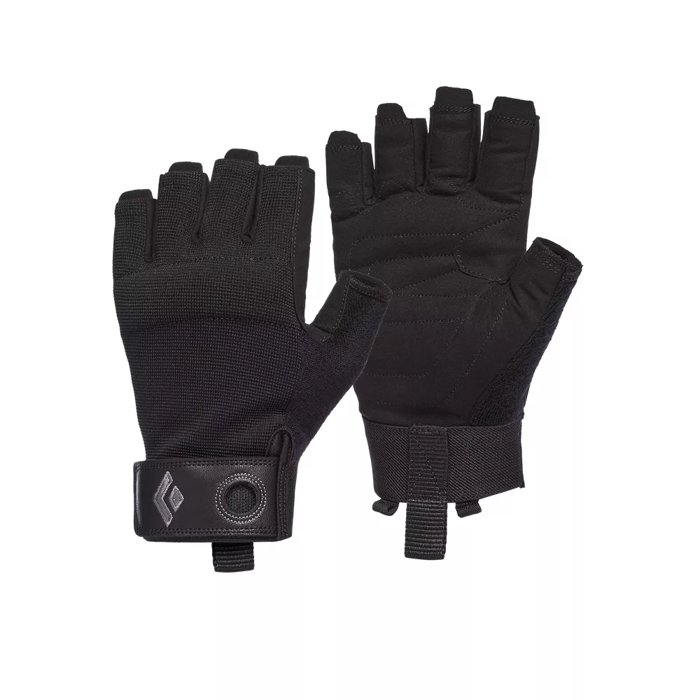 Black Diamond Black Diamond Crag Half-Finger Gloves Black BD801864 Platou Sport 1