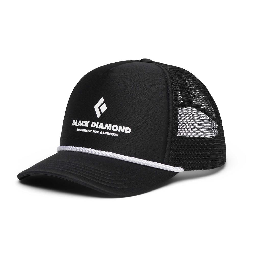 Black Diamond Black Diamond Flat Bill Trucker Hat Black-Black Equipment For Alpinists AP723049 Platou Sport 1