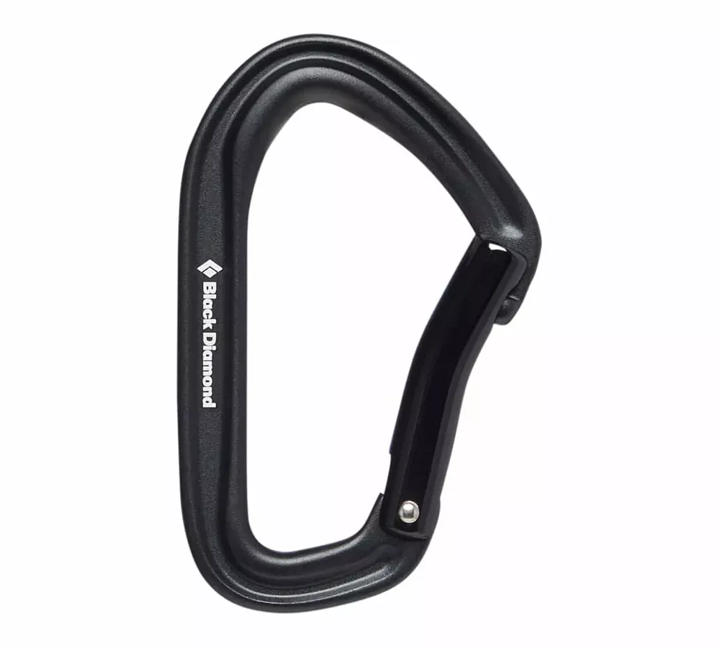 Black Diamond Black Diamond Hotforge Bent Gate Carabiner Black BD210159 Platou Sport 1