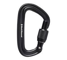 Black Diamond Black Diamond Hotforge Screwgate Carabiner Black BD210161 Platou Sport 1