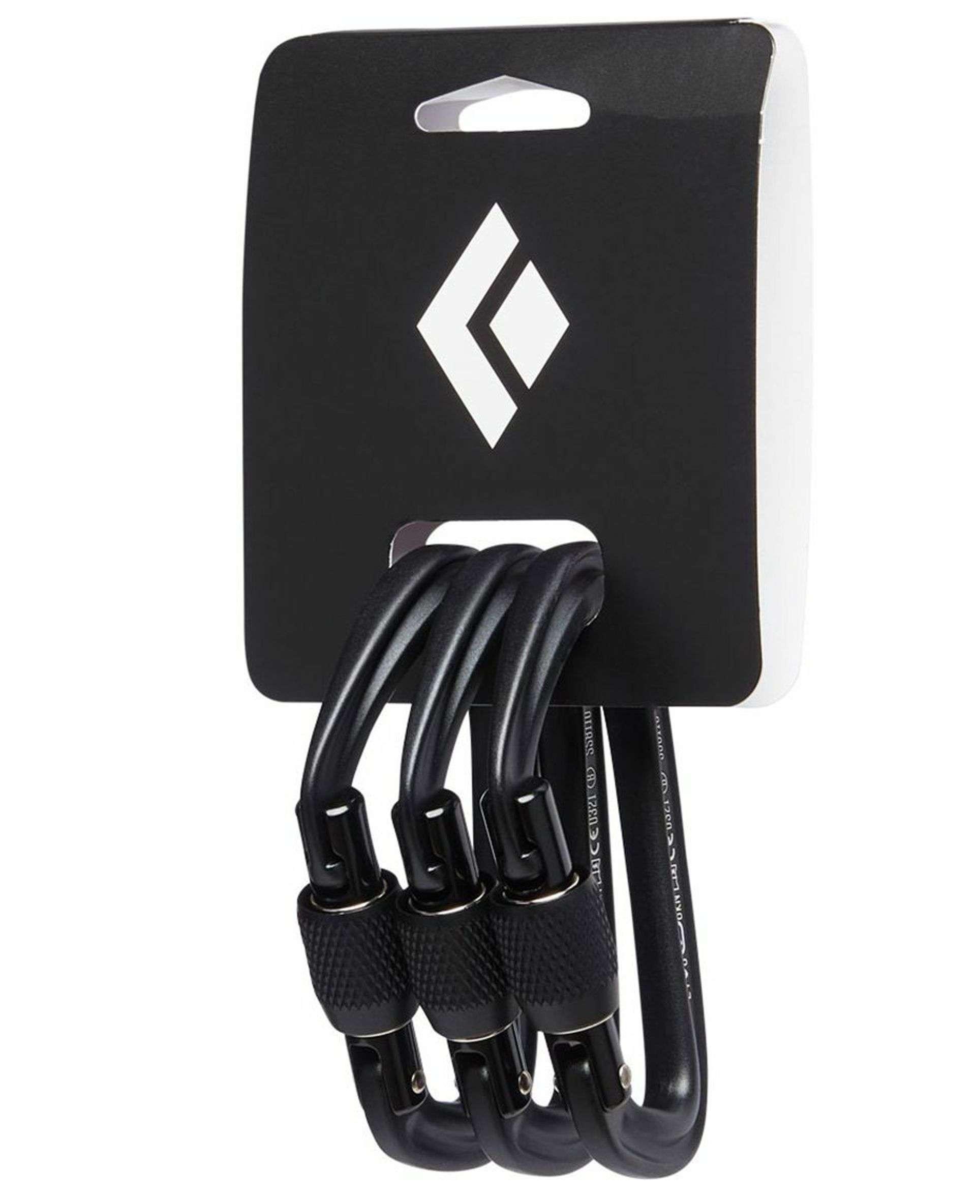 Black Diamond Black Diamond Hotforge Scrwgt Carabnr 3 Pck Black BD381079 Platou Sport 1