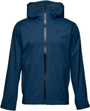 Black Diamond Mens Stormline Stretch Rain Shell Indigo