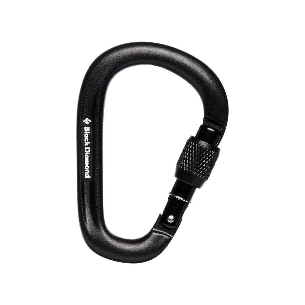 Black Diamond Black Diamond Pearlock Screwgate Carabiner Black BD381134 Platou Sport 1