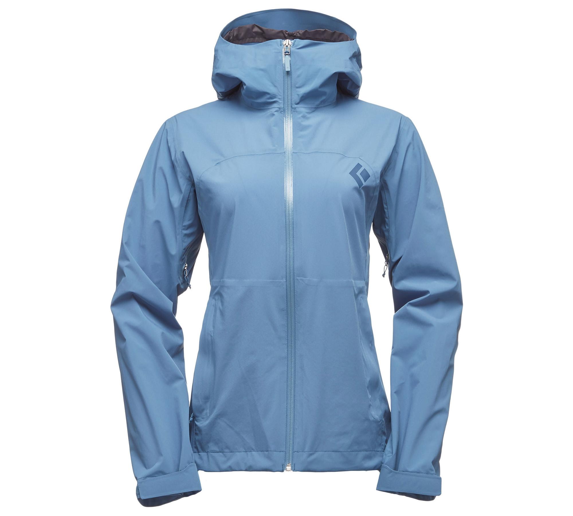 Black Diamond Black Diamond Womens Stormline Stretch Rain Shell Blue Steel APM697 Platou Sport 1