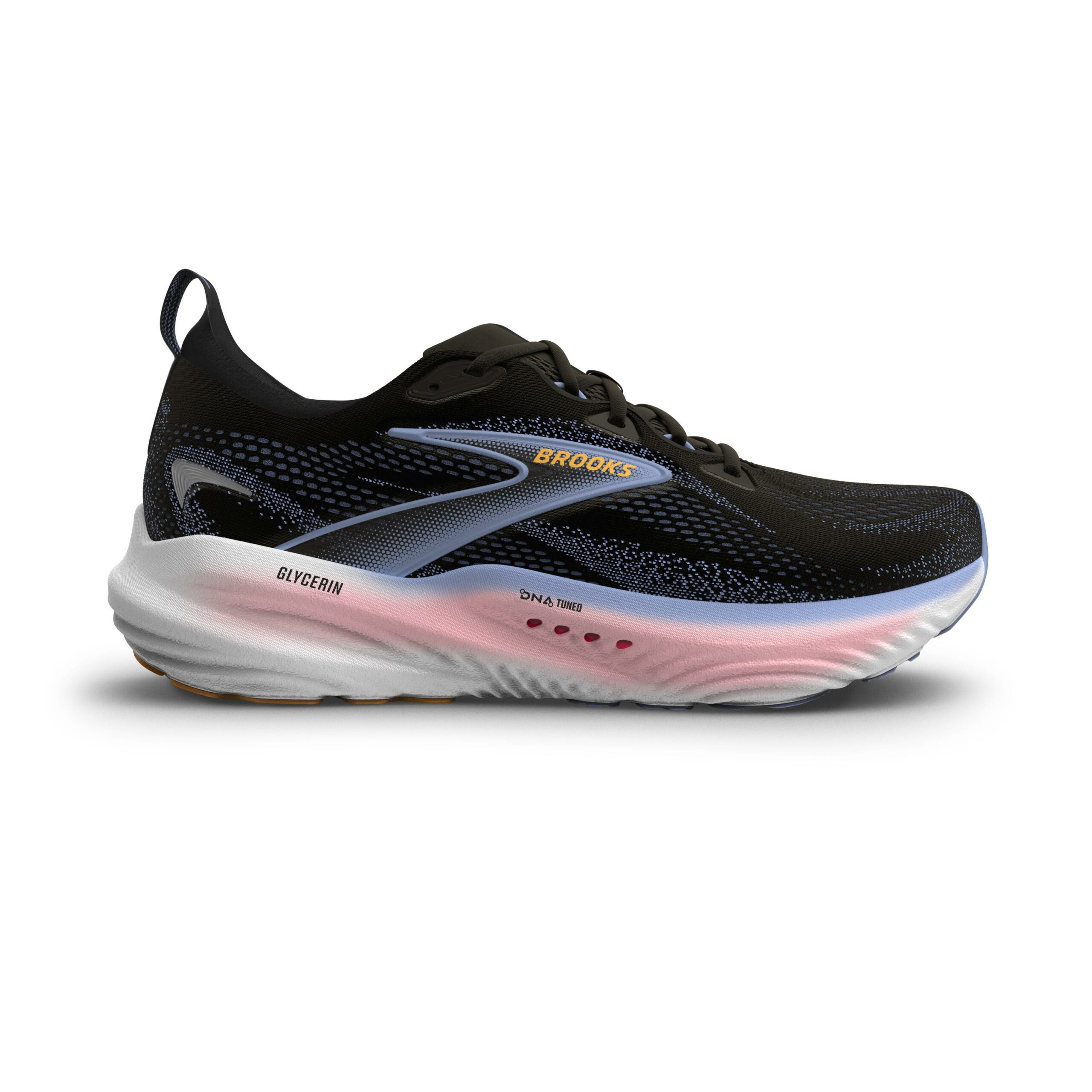 Brooks Brooks Glycerin 22 Womens Black-Blue Heron-Orange 1204341B Platou Sport 1