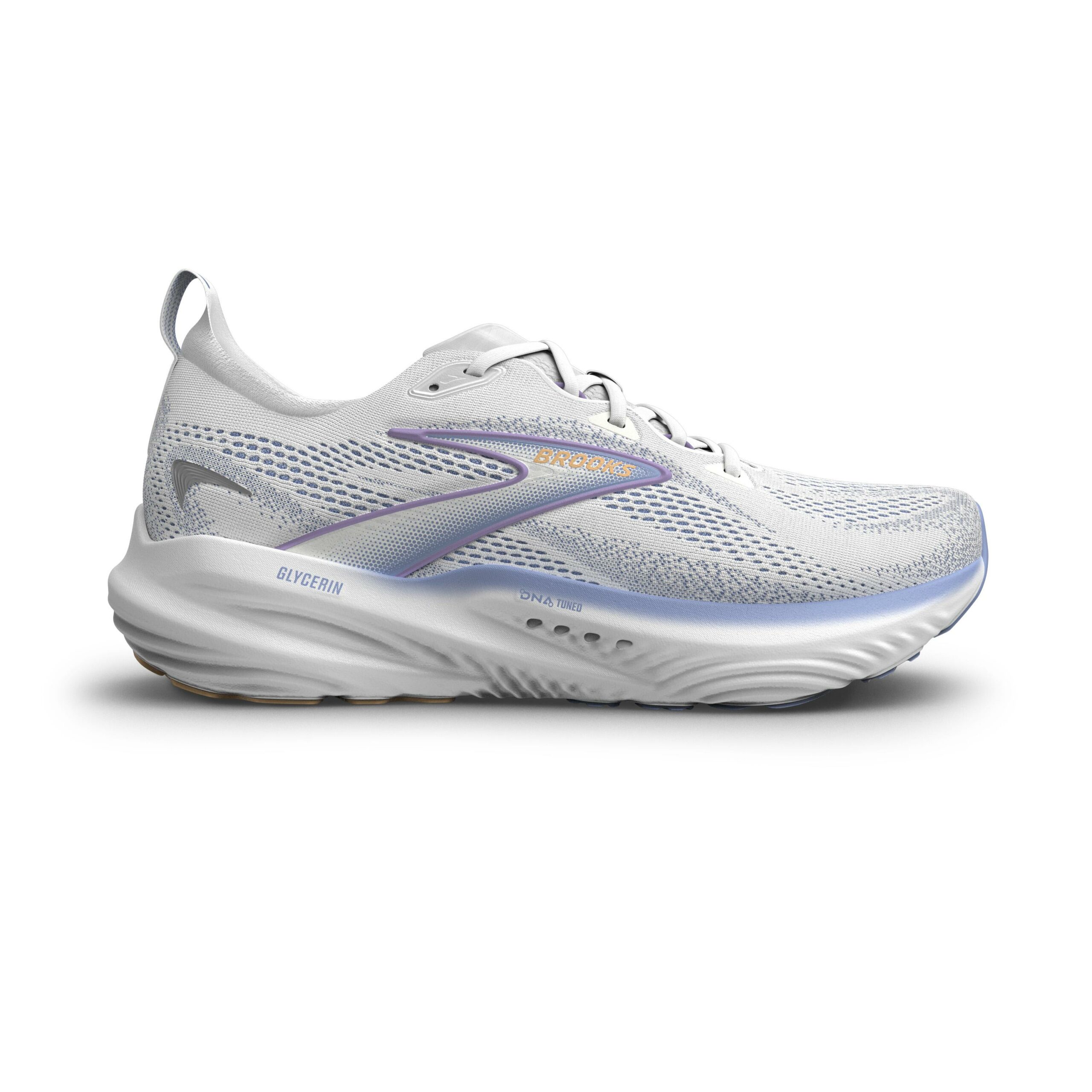 Brooks Brooks Glycerin 22 Womens White-Blue Heron-Apricot 1204341B Platou Sport 1