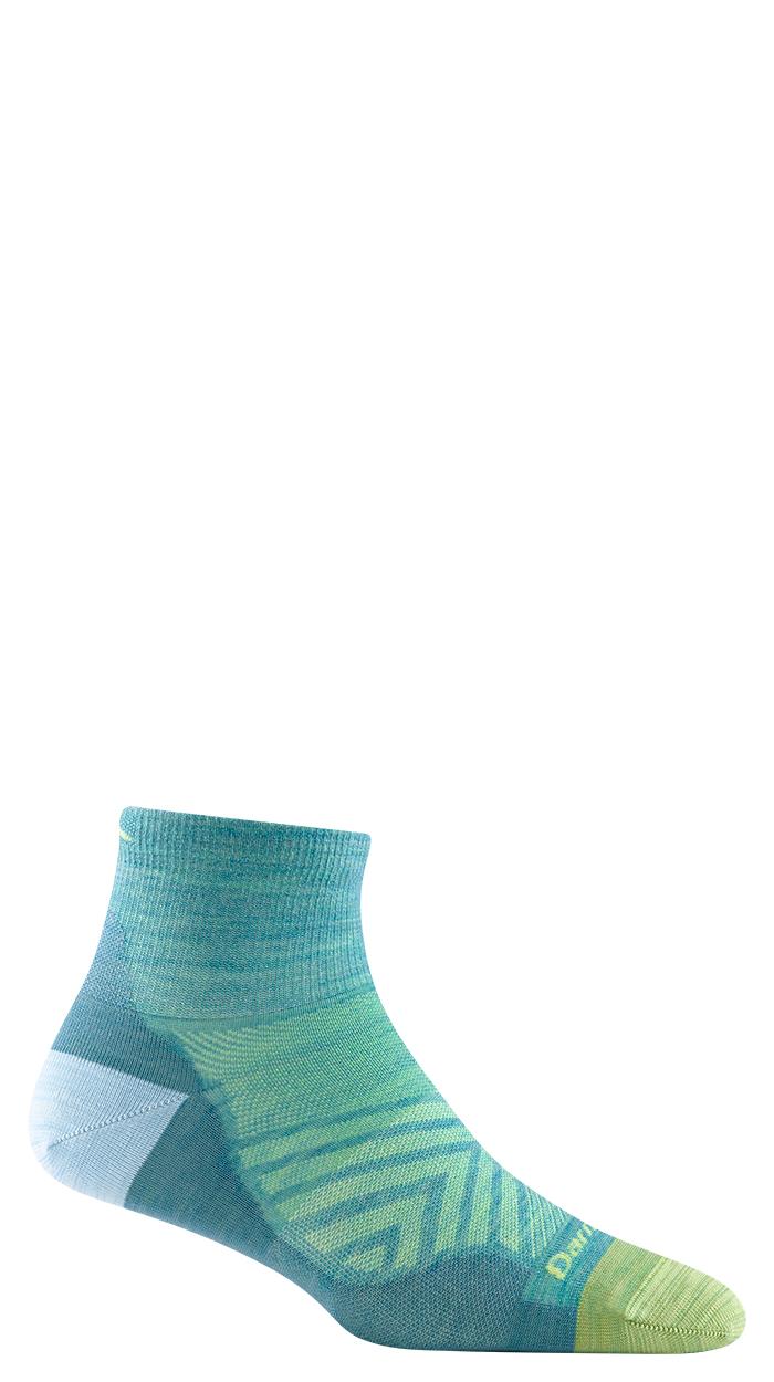 Darn Tough Darn Tough Run 1-4 Womens Ultra-Lightweight Aqua DT1044 Platou Sport 1