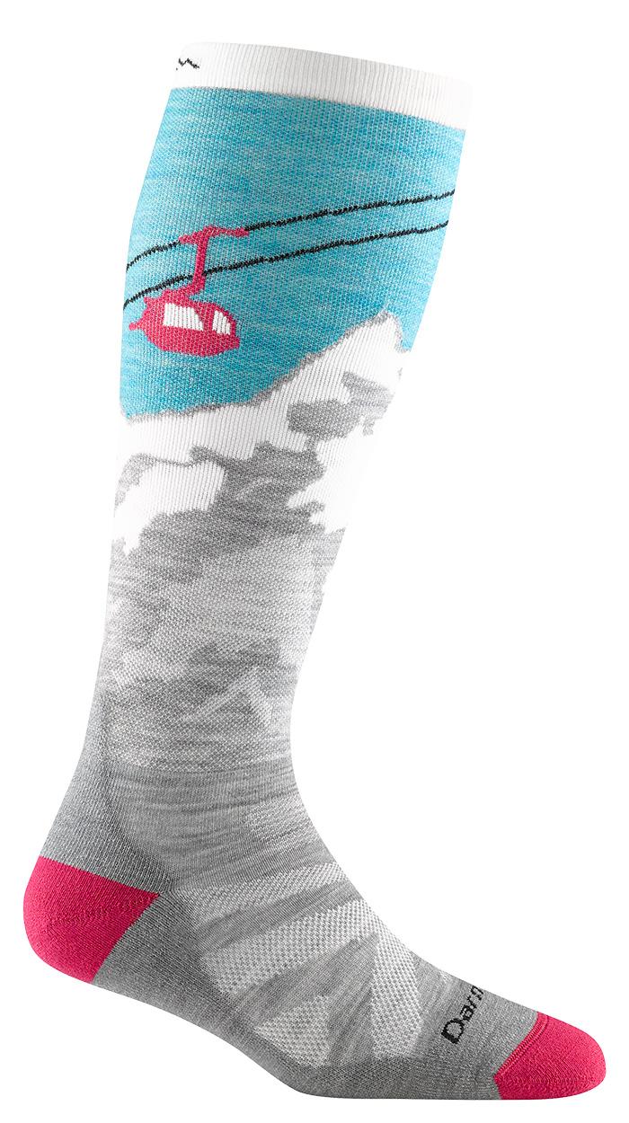 Darn Tough Darn Tough Yeti Womens Otc Midweight Cushion Aqua DT1827 Platou Sport 1