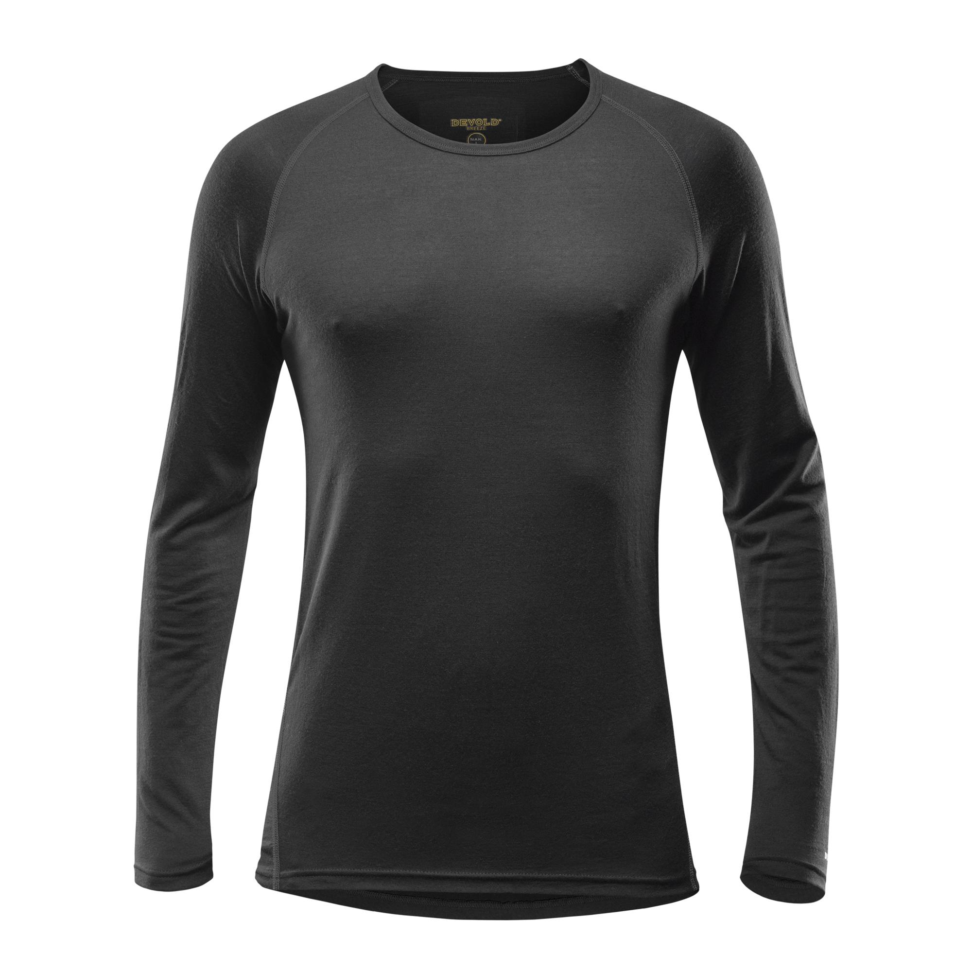 Devold Devold Breeze Merino 150 Shirt Mens Black GO 180 220 A Platou Sport 1