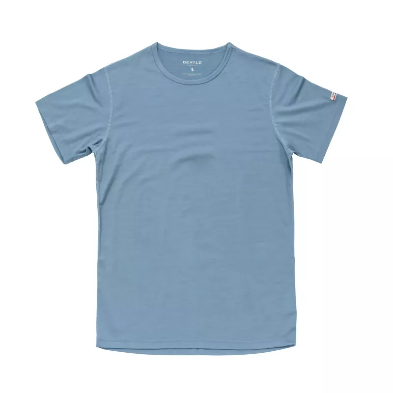 Devold Devold Breeze Plus Merino 200 T-Shirt Mens Skyblue GO 183 210 C Platou Sport 1