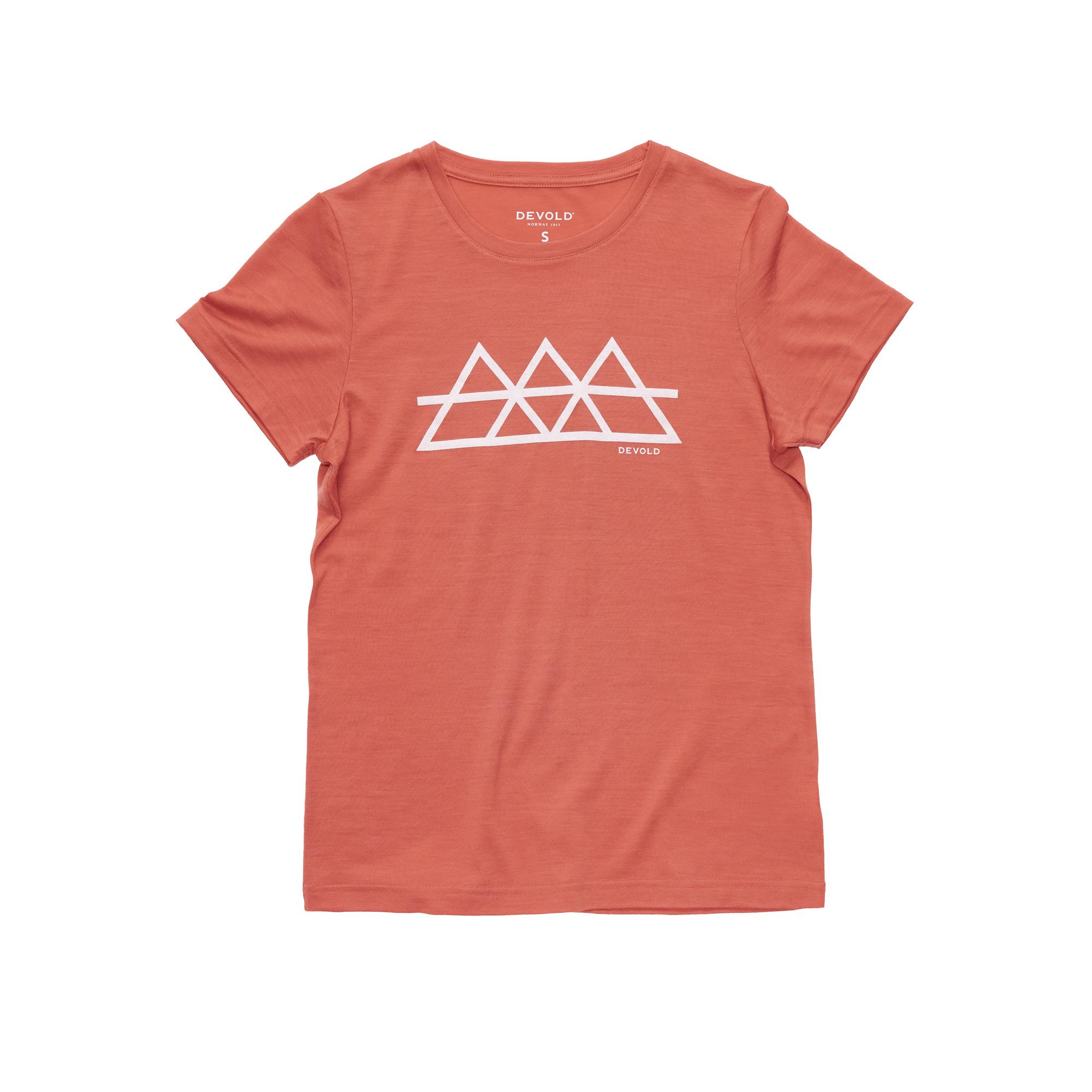 Devold Devold Classic "Triple" Tee Wmn Coral GO 180 290 H Platou Sport 1