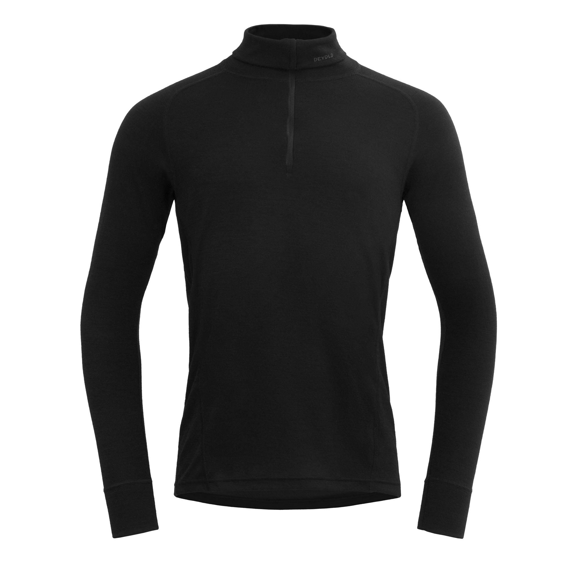 Devold Devold Duo Active Merino 205 Z.Neck Mens Black GO 237 240 A Platou Sport 1