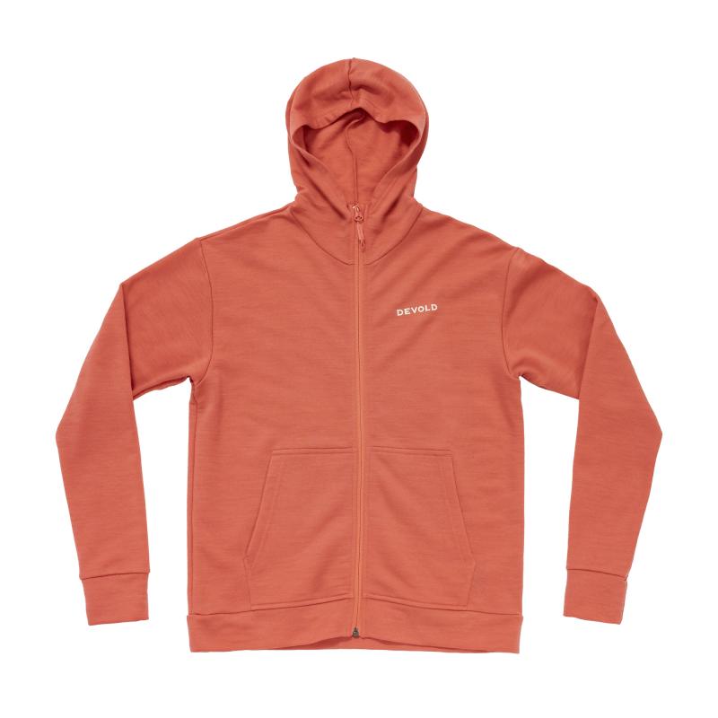 Devold Devold Everyday Zip Hoodie Wmn Coral GO 262 475 A Platou Sport 1
