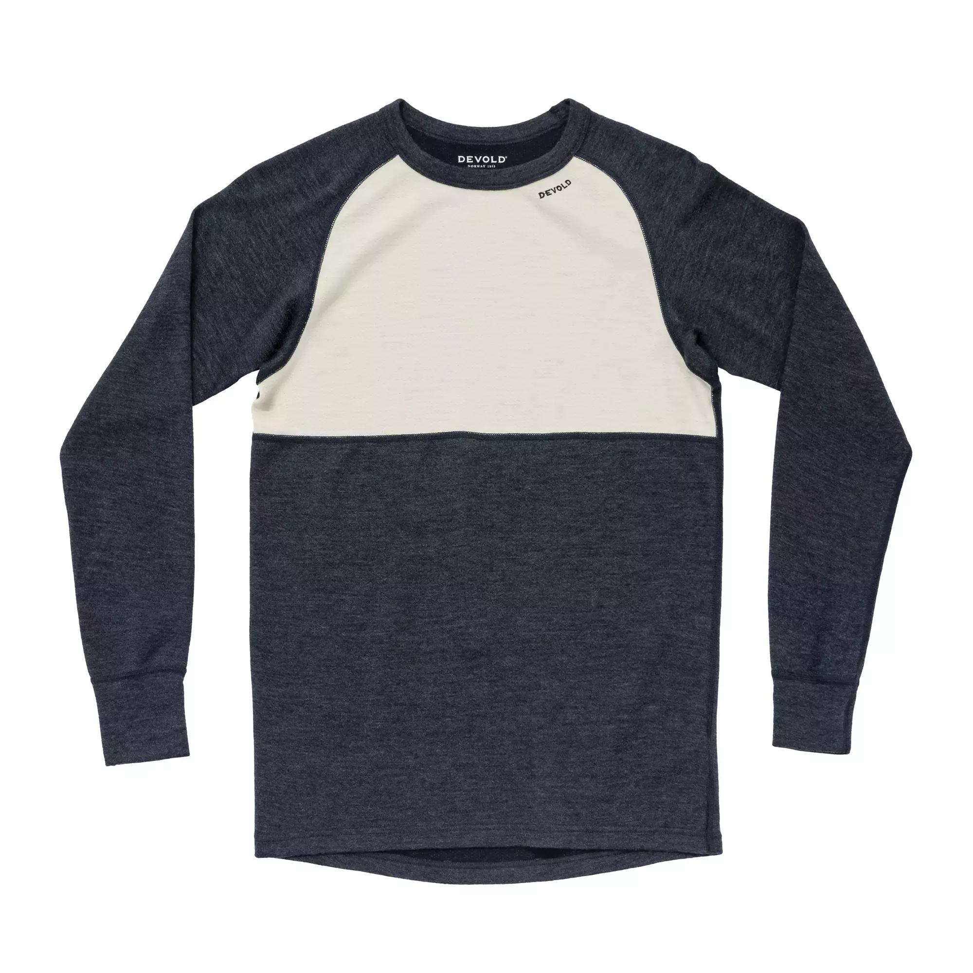 Devold Devold Expedition Merino Silk Shirt Mens Ink-Offwhite GO 158 224 A Platou Sport 1