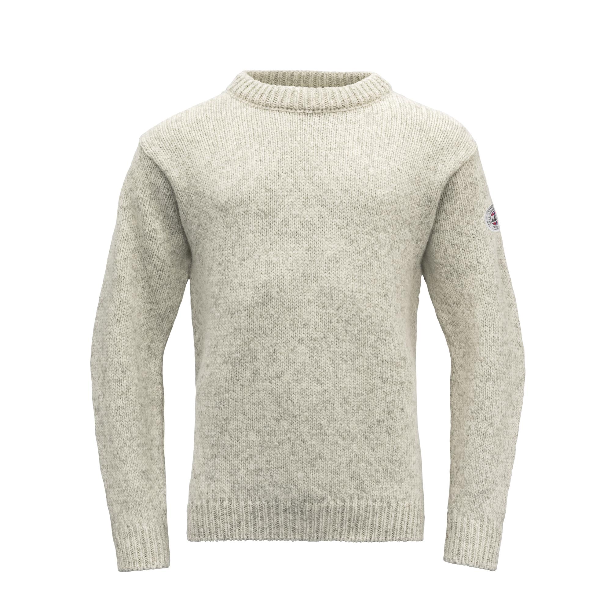 Devold Devold Nansen Wool Sweater Grey Melange TC 386 552 S Platou Sport 1