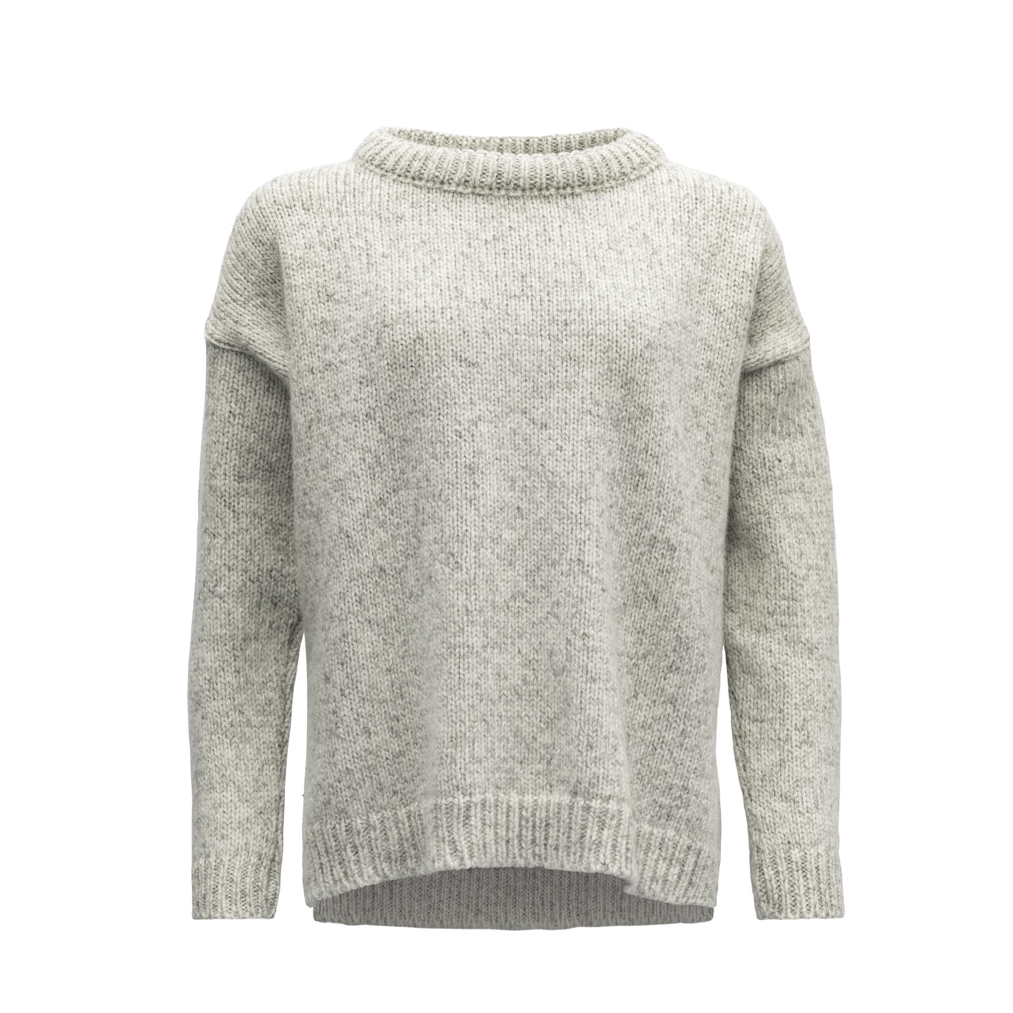 Devold Devold Nansen Wool Sweater Womens Grey Melange TC 386 735 S Platou Sport 1