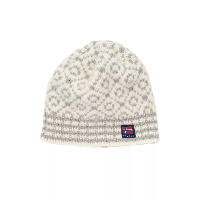 Devold Devold Svalbard Wool Beanie Offwhite-Grey TC 396 901 A Platou Sport 1