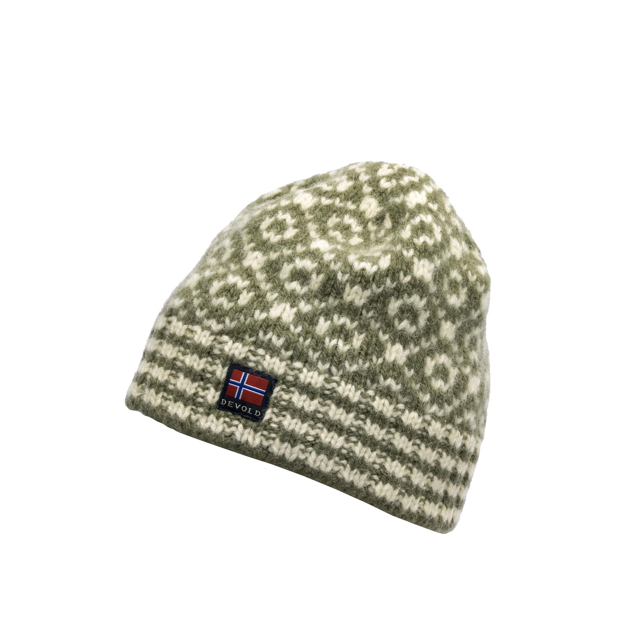 Devold Devold Svalbard Wool Beanie Olive-Offwhite GO 396 900 A Platou Sport 1