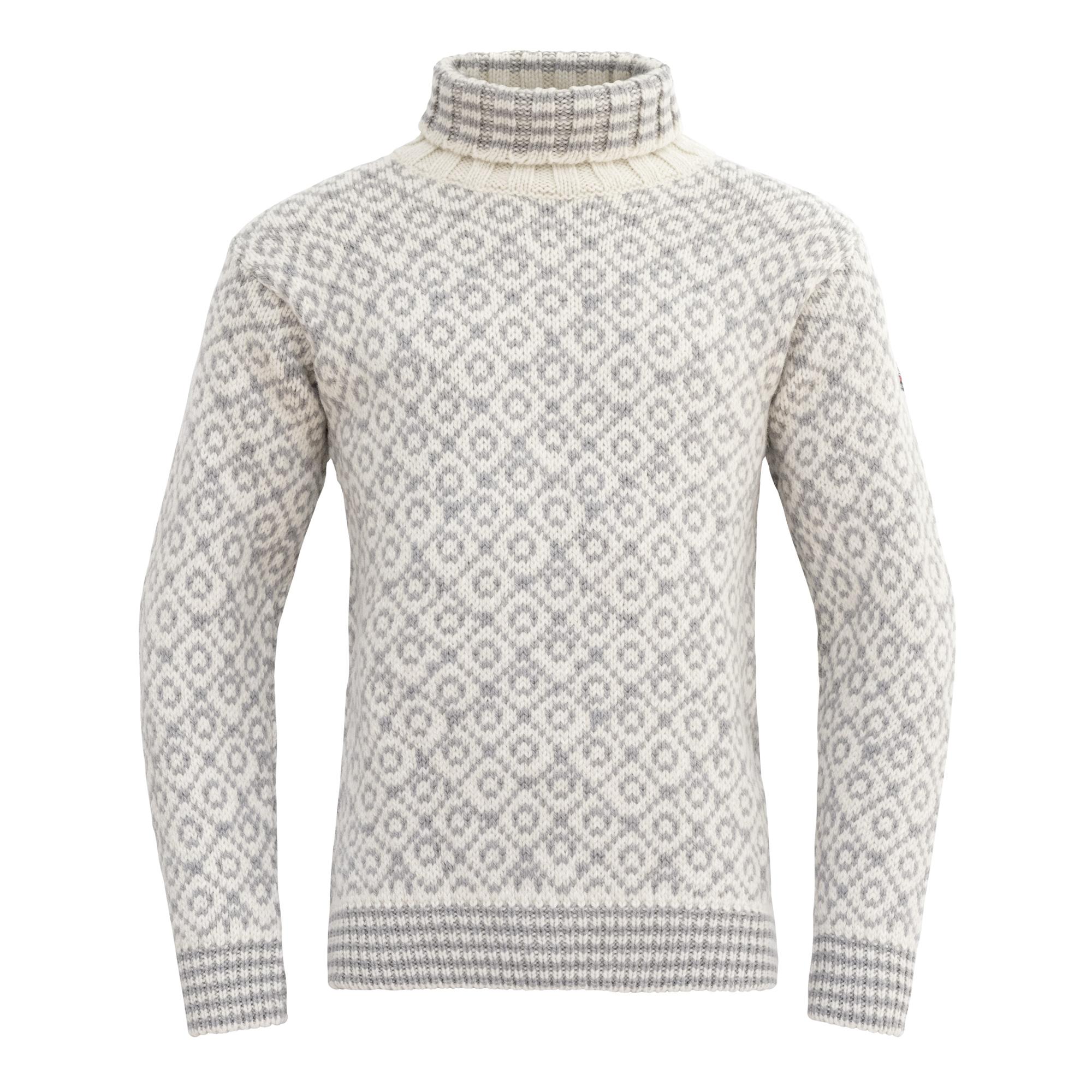 Devold Devold Svalbard Wool High Neck Offwhite-Grey TC 396 390 A Platou Sport 1