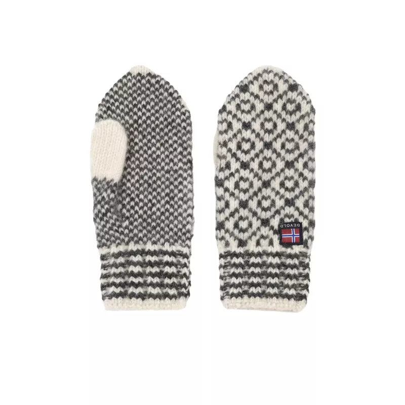 Devold Devold Svalbard Wool Mitten Offwhite-Anthracite GO 396 631 A Platou Sport 1
