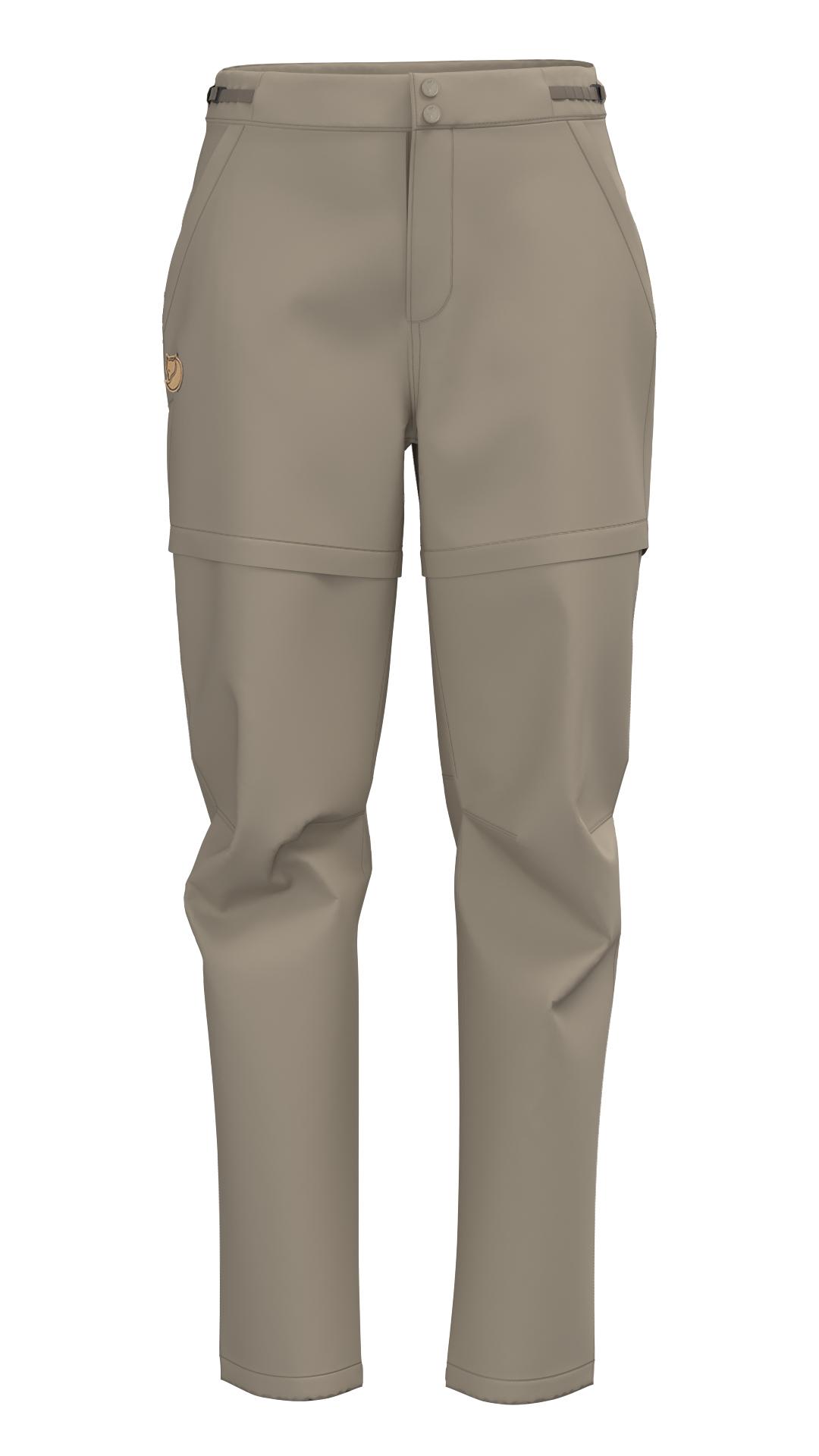 Fjällräven Fjällräven Abisko Hike Zip-Off Trousers Womens Fossil F14200169 Platou Sport 1