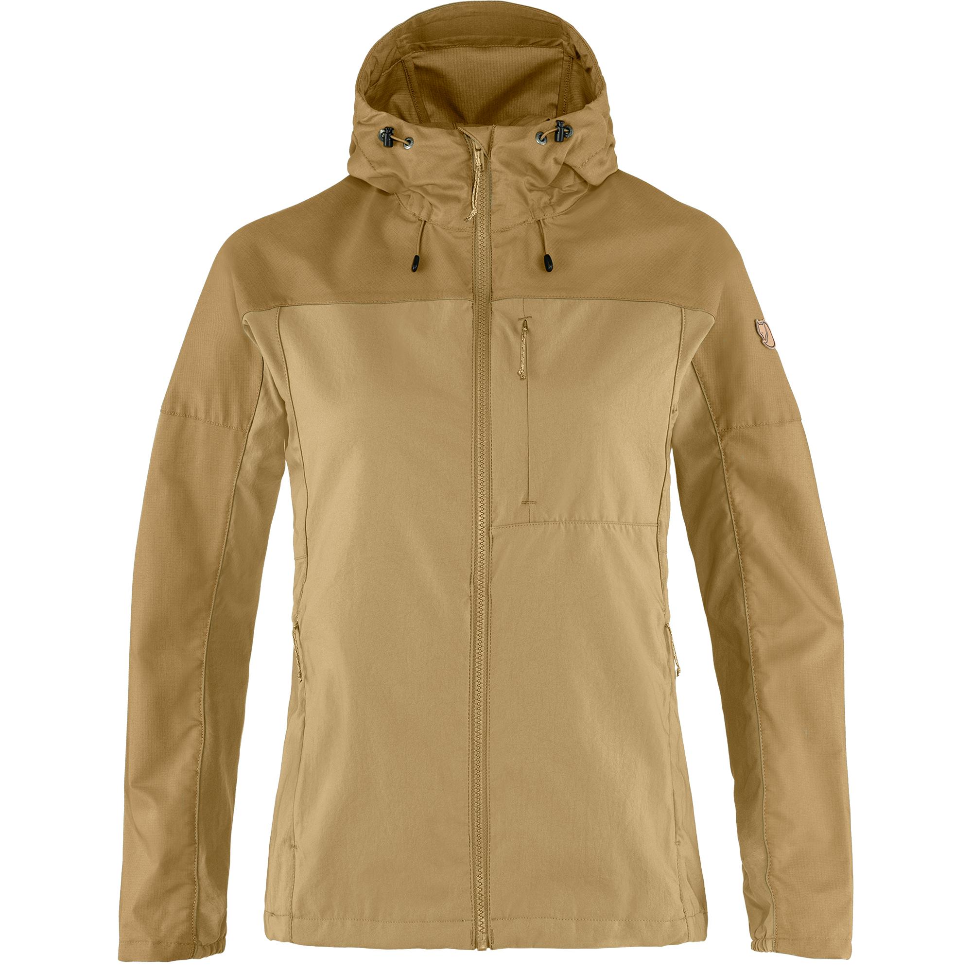 Fjällräven Abisko Midsummer Jacket Womens Dune Beige-Buckwheat Brown ...