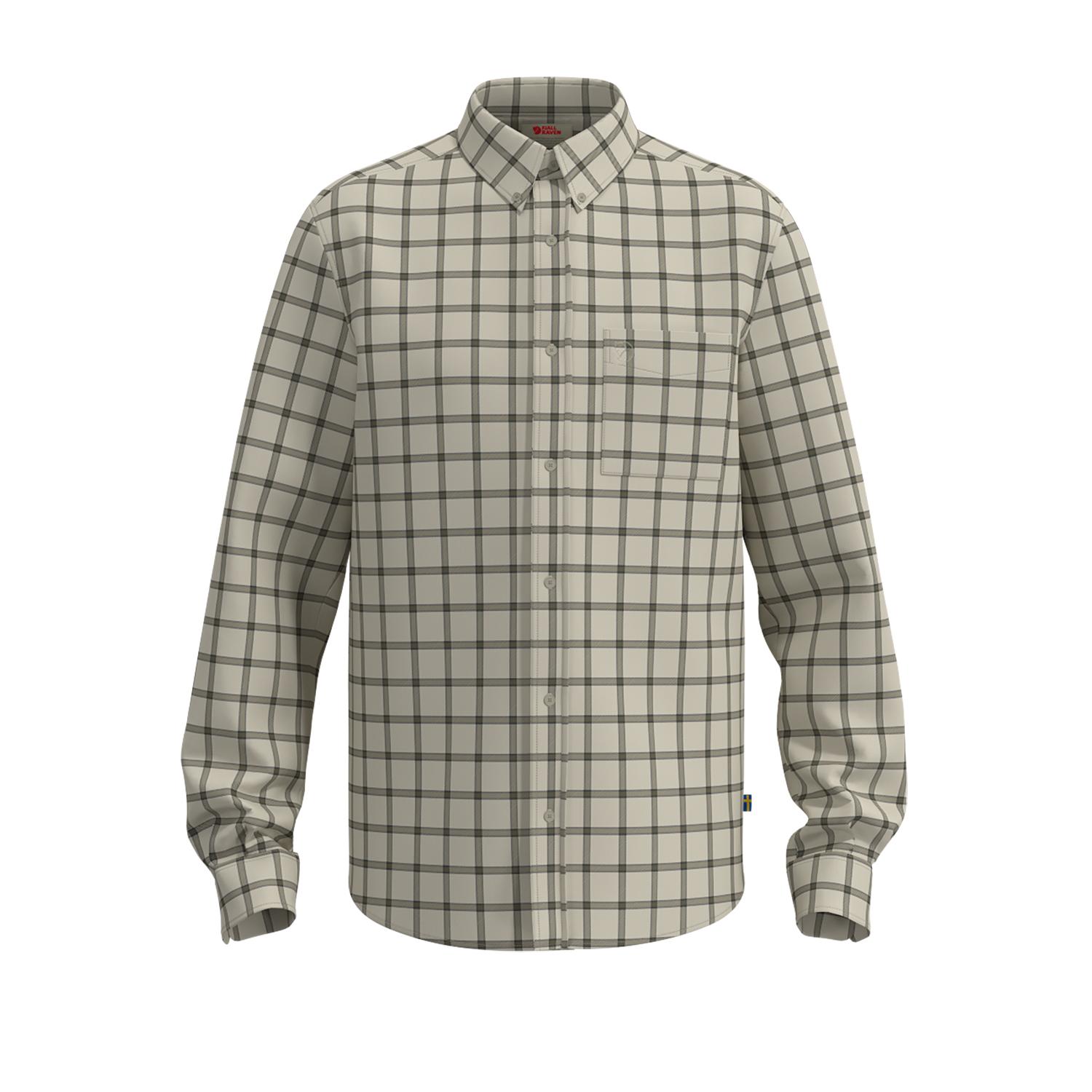 Fjällräven Fjällräven ÖVik Flannel Shirt Mens Chalk White-Laurel Green F82979 Platou Sport 1