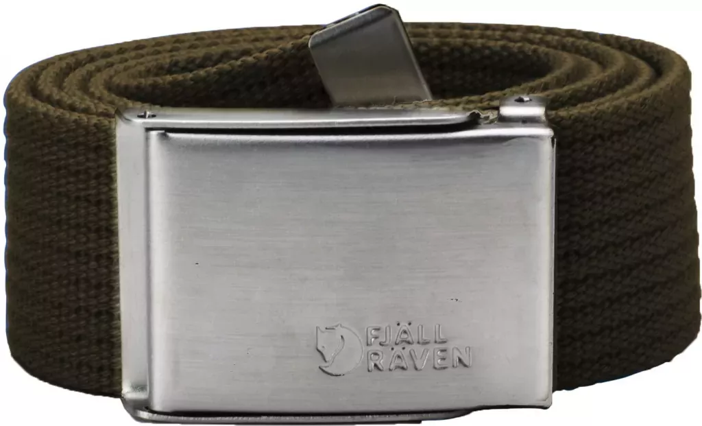 Fjällräven Fjällräven Canvas Belt Dark Olive F77029 Platou Sport 1