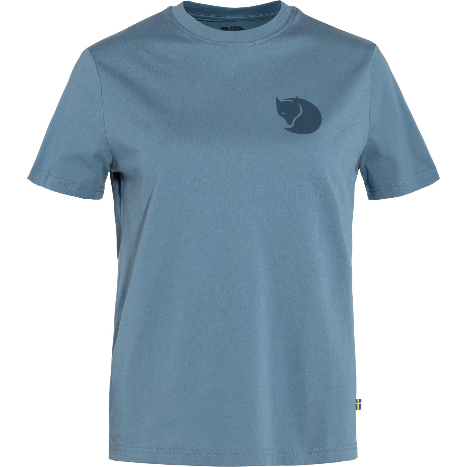 Fjällräven Fjällräven Fox Boxy Logo Tee Womens Dawn Blue F87153 Platou Sport 1