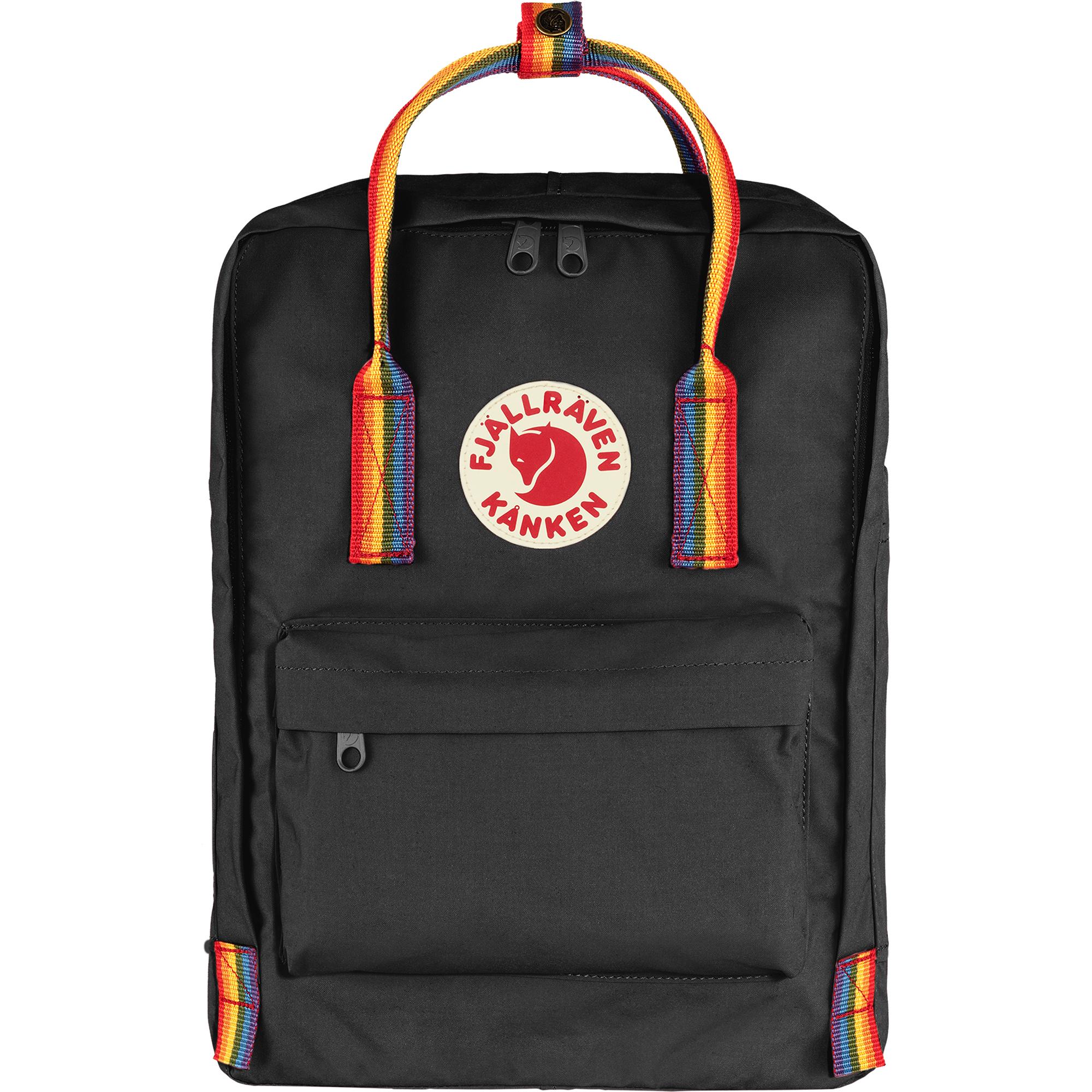 Fjällräven Fjällräven Kånken Rainbow Black-Rainbow Pattern F23620 Platou Sport 1