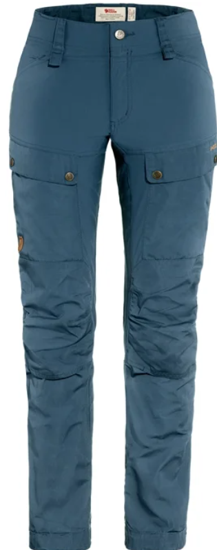 Fjällräven Fjällräven Keb Trousers Curved Womens Indigo Blue F86705 Platou Sport 1