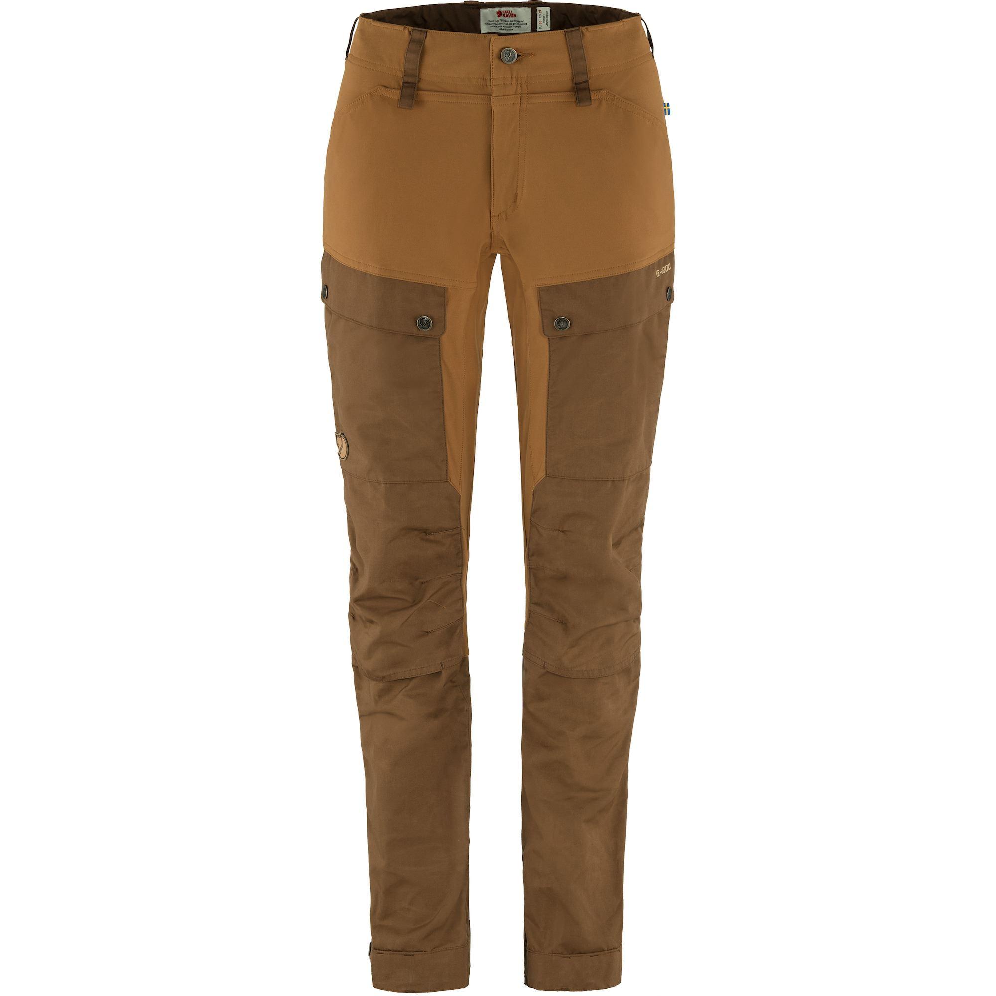 Fjällräven Fjällräven Keb Trousers Curved Womens Reg Timber Brown-Chestnut 89852 Platou Sport 1