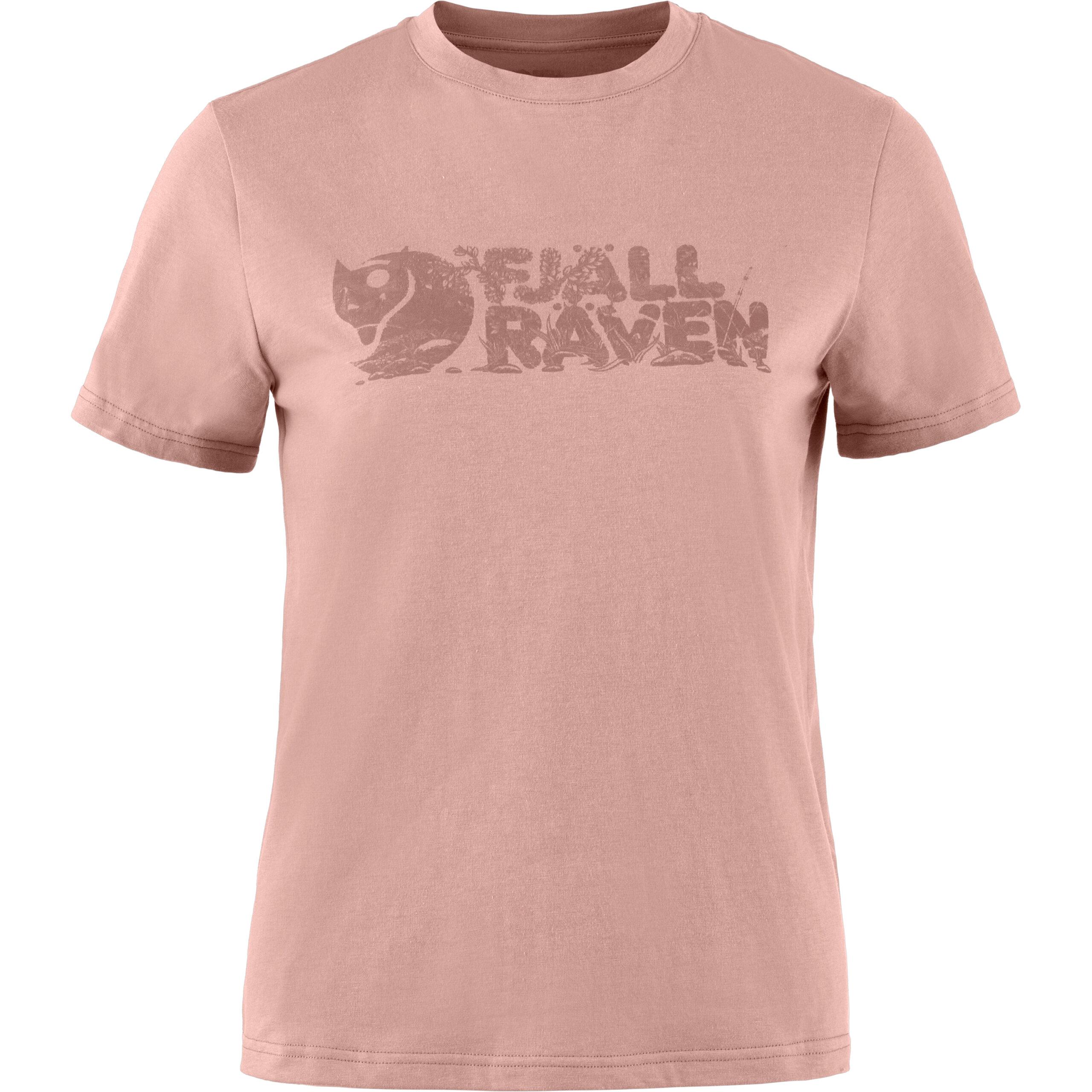 Fjällräven Fjällräven Lush Logo T-Shirt Womens Chalk Rose F14600165 Platou Sport 1