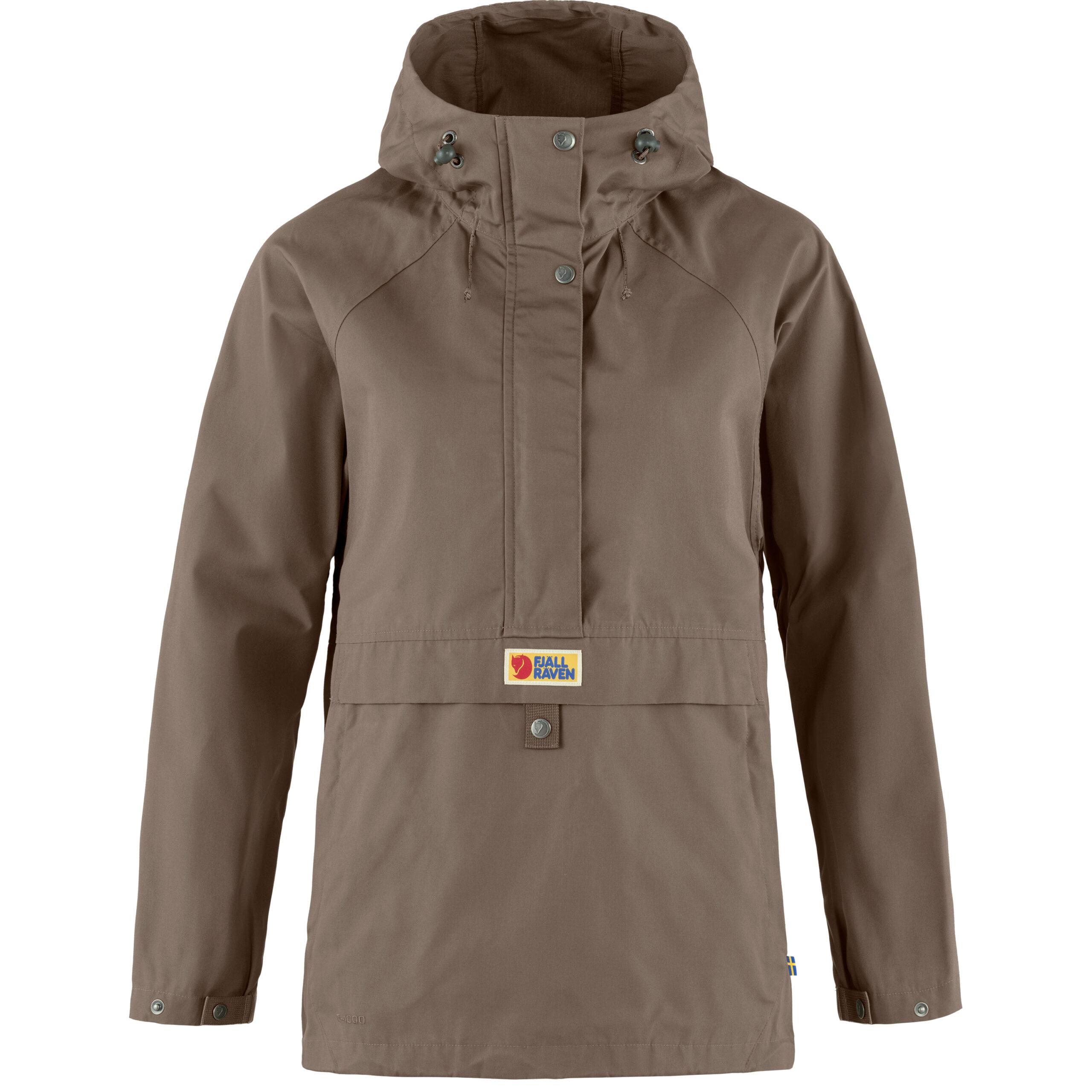 Fjällräven Fjällräven Vardag Anorak Womens Suede Brown F87009 Platou Sport 1