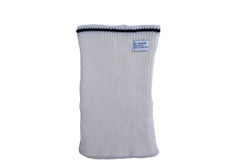 Fjell^ Fjell^ MT High Mountain Merino Tech Knit Neck Stripe White-Navy Stripe Platou Sport 1