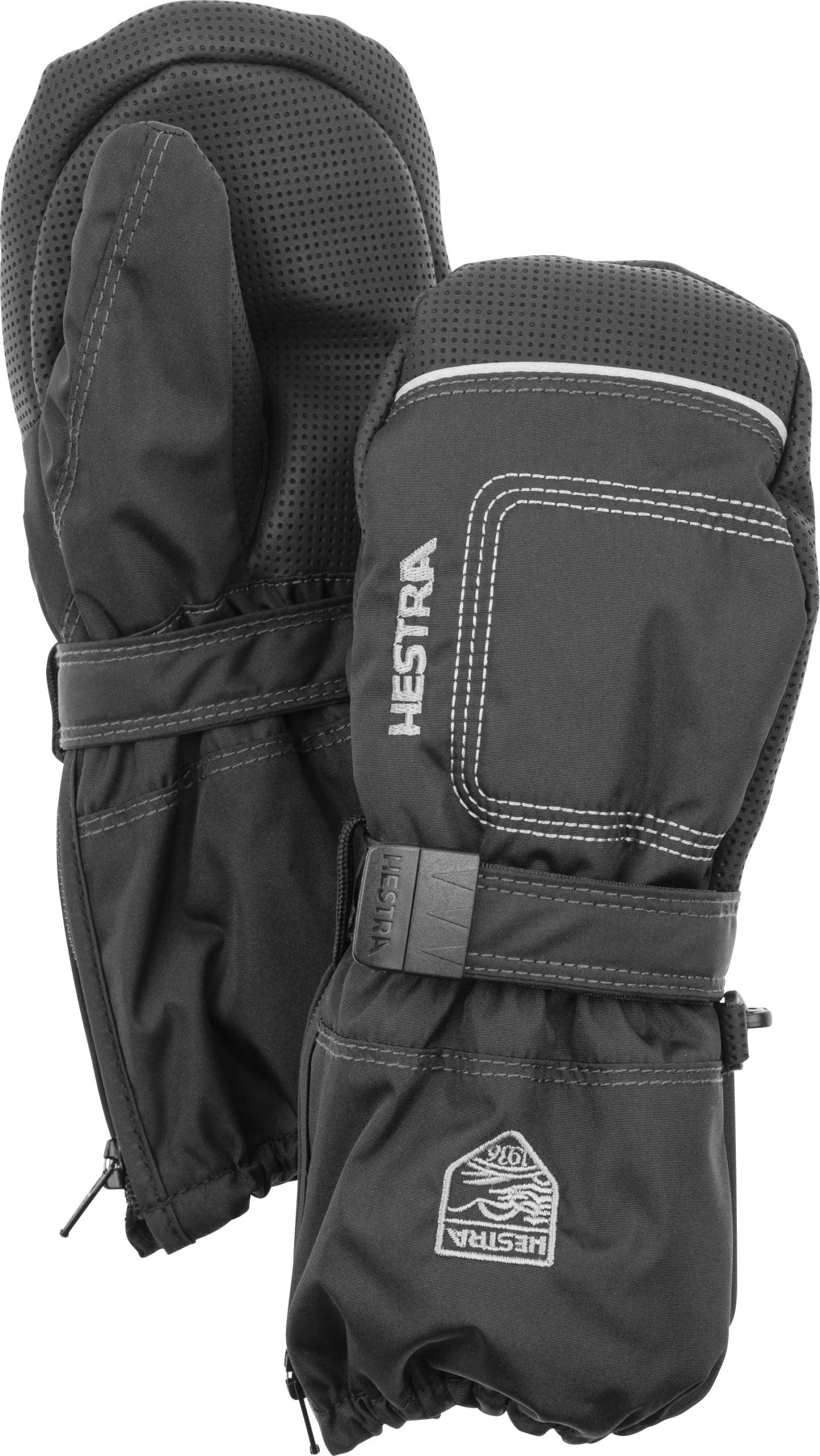 Hestra Hestra Baby Zip Long - Mitt Black-Black 36421 Platou Sport 1