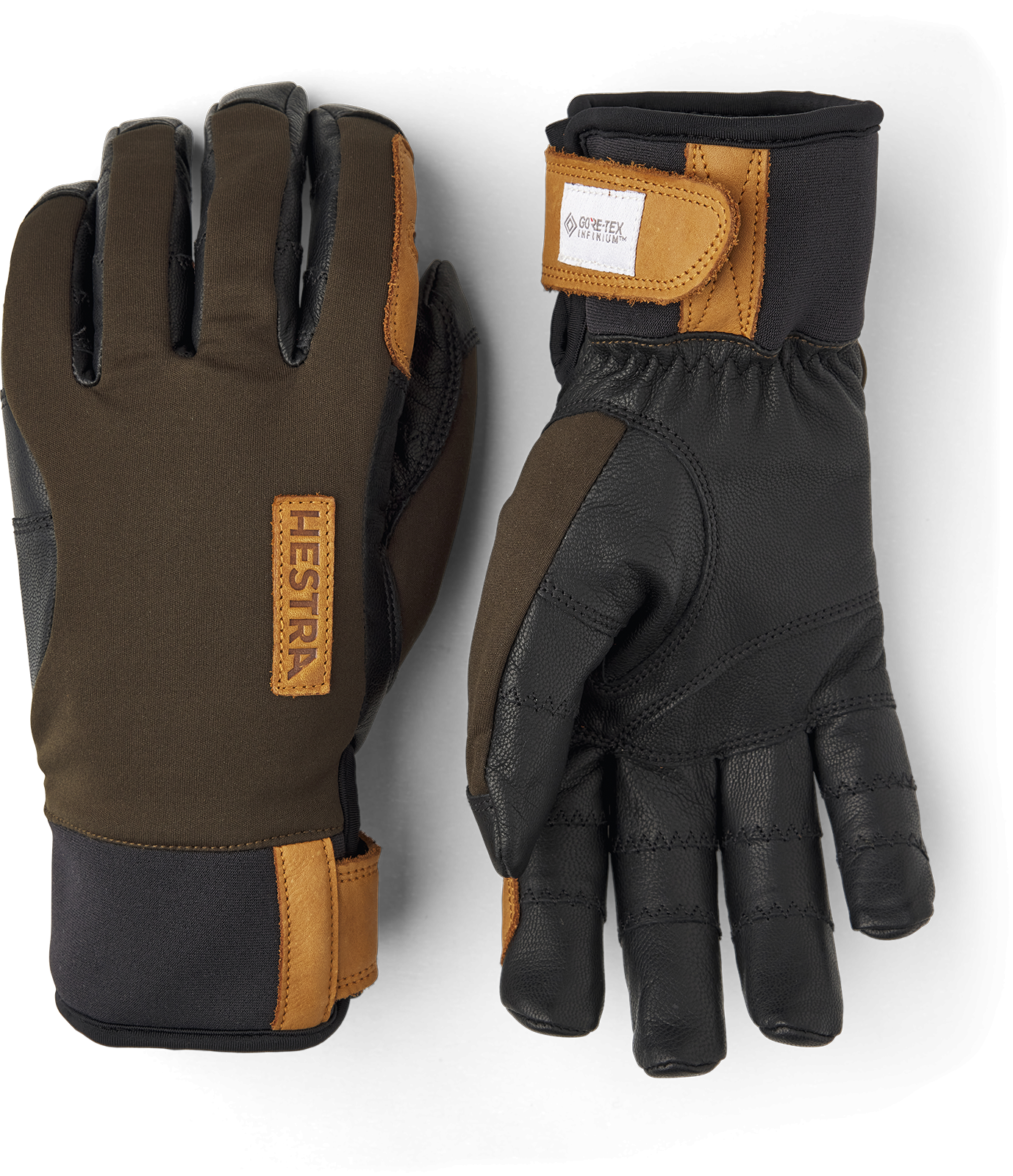 Hestra Hestra Ergo Grip Active Wool Terry - 5 Finger Dark Forest-Black 31190 Platou Sport 1