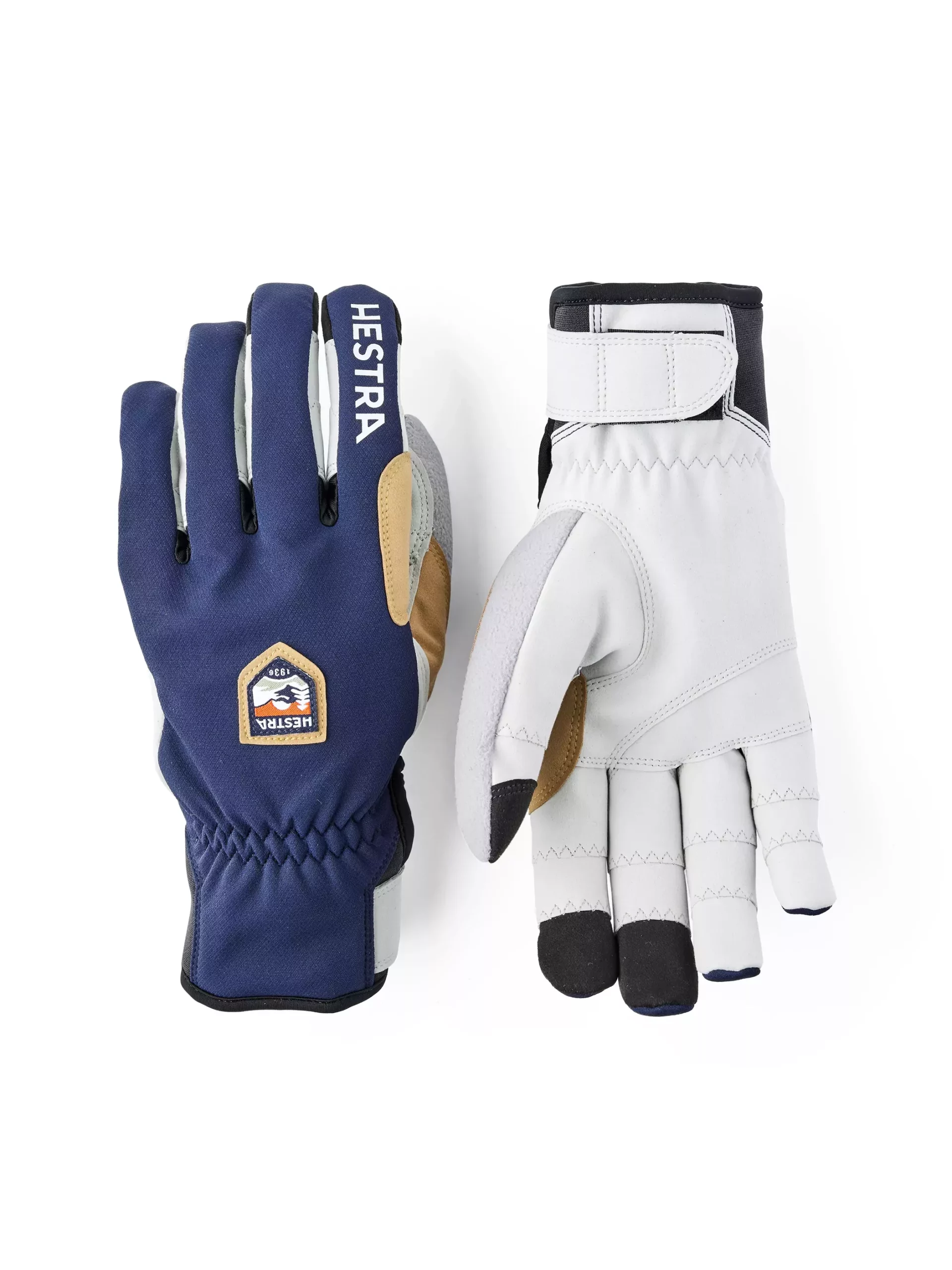 Hestra Hestra Ergo Grip Wool Touring - 5 Finger Navy-Light Grey 3003680 Platou Sport 1
