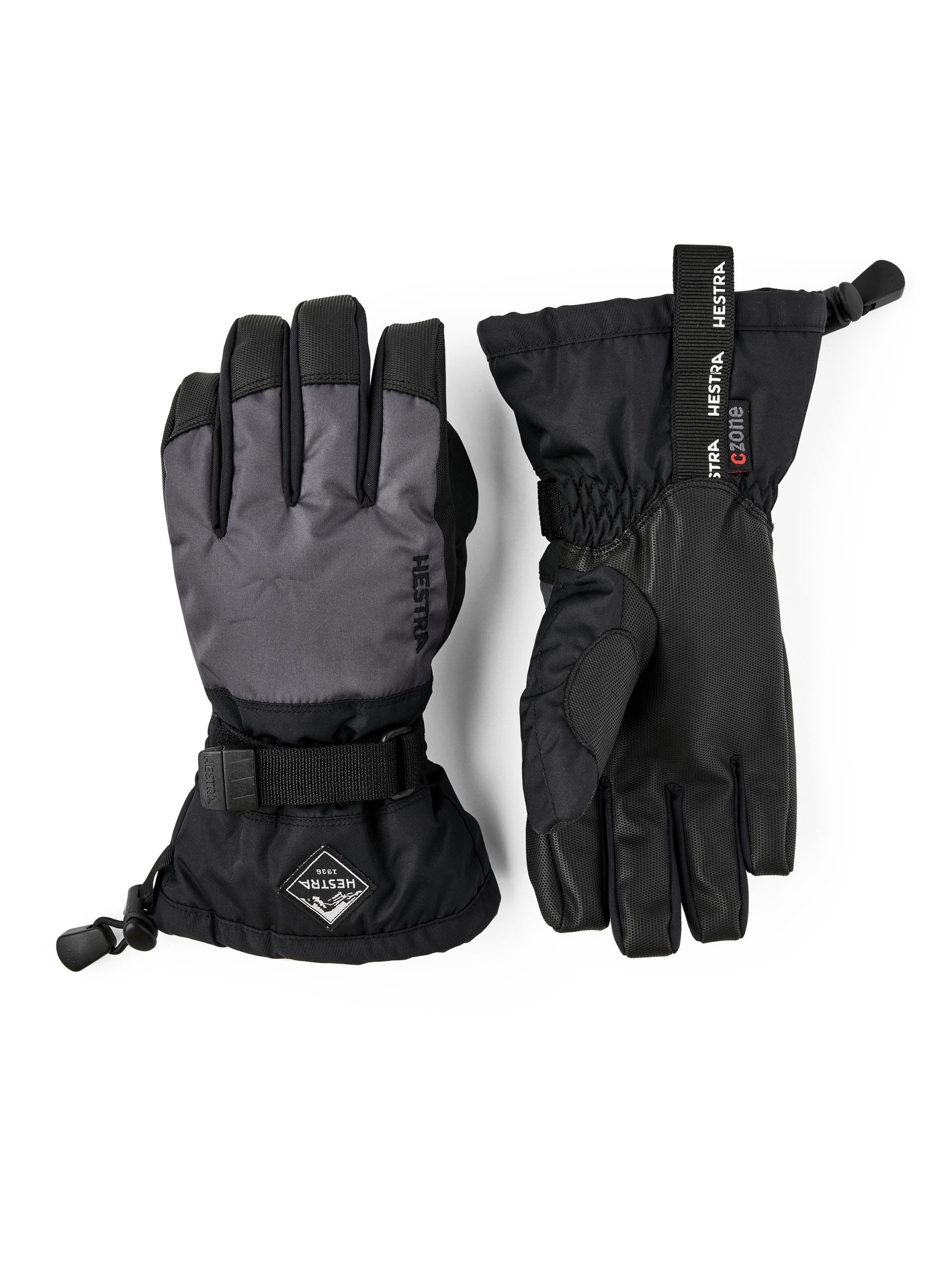 Hestra Hestra Gauntlet Czone Jr. - 5 Finger Graphite-Black 32530 Platou Sport 1