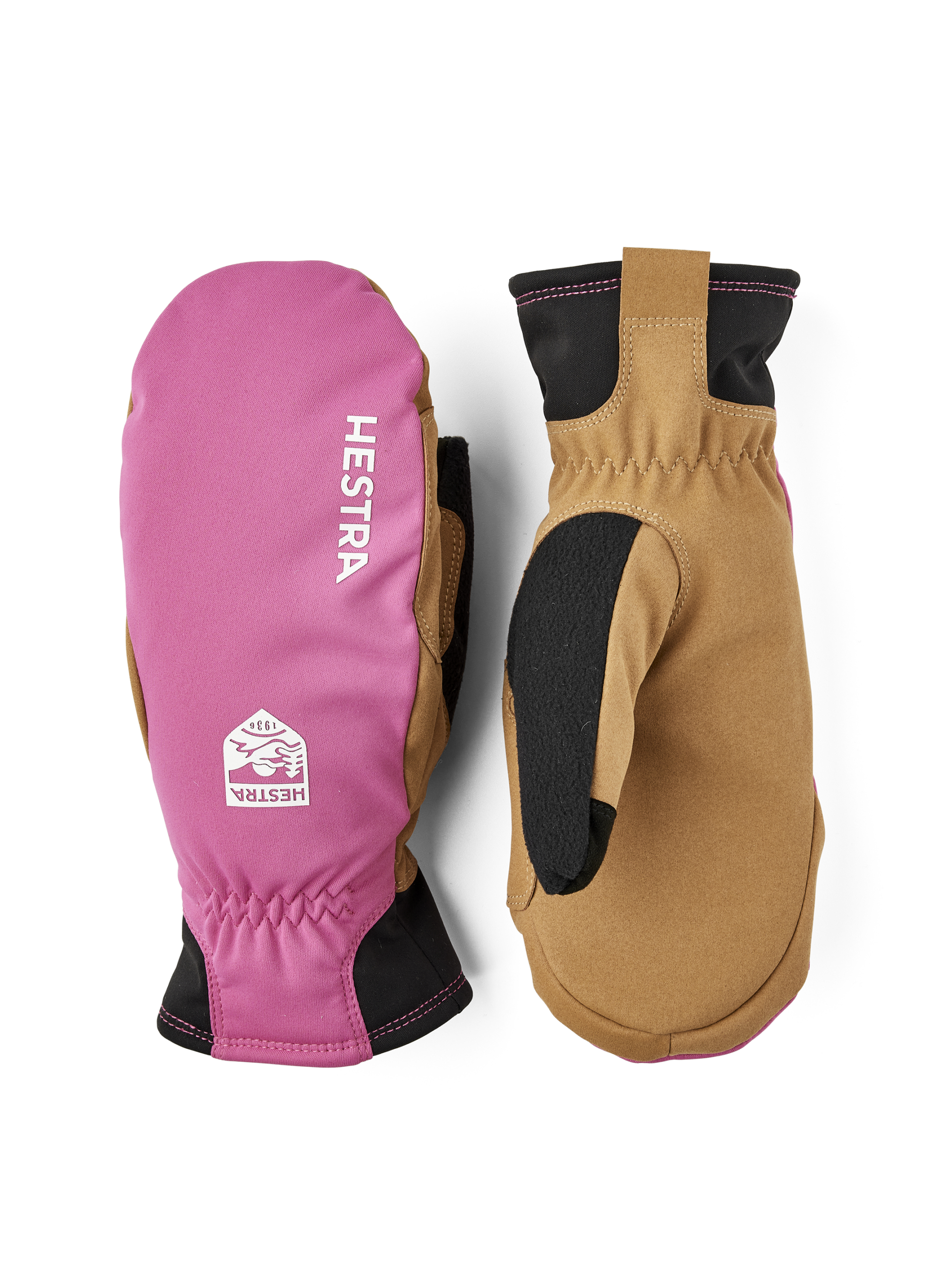Hestra Hestra Womens XC Primaloft Mitt Cerise-Tan 3003671 Platou Sport 1