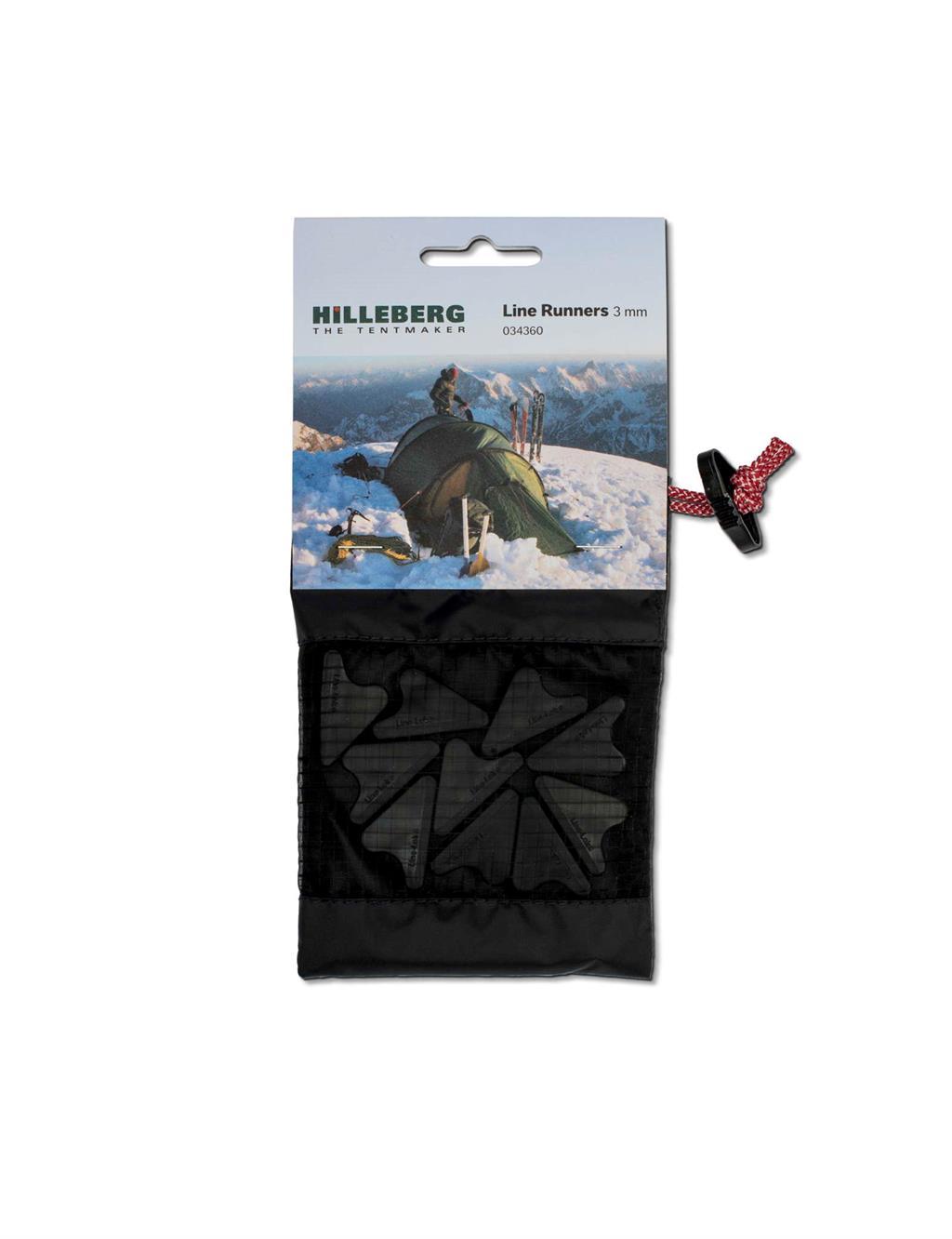 Hilleberg Hilleberg Bardunstrammer for 3mm teltline 10 stk. Svart 034360 Platou Sport 1
