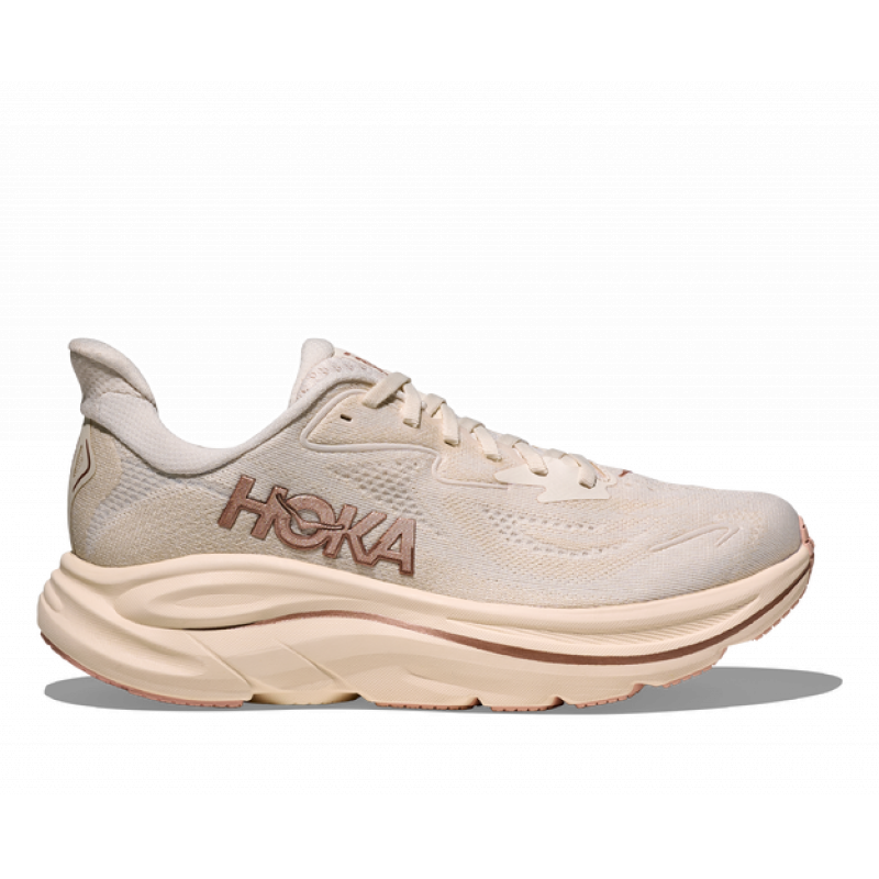 Hoka Clifton 10 Womens Alabaster/Rose Gold