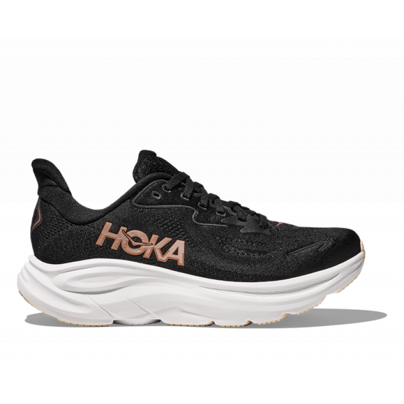 Hoka Clifton 10 Womens Black/Rose Gold